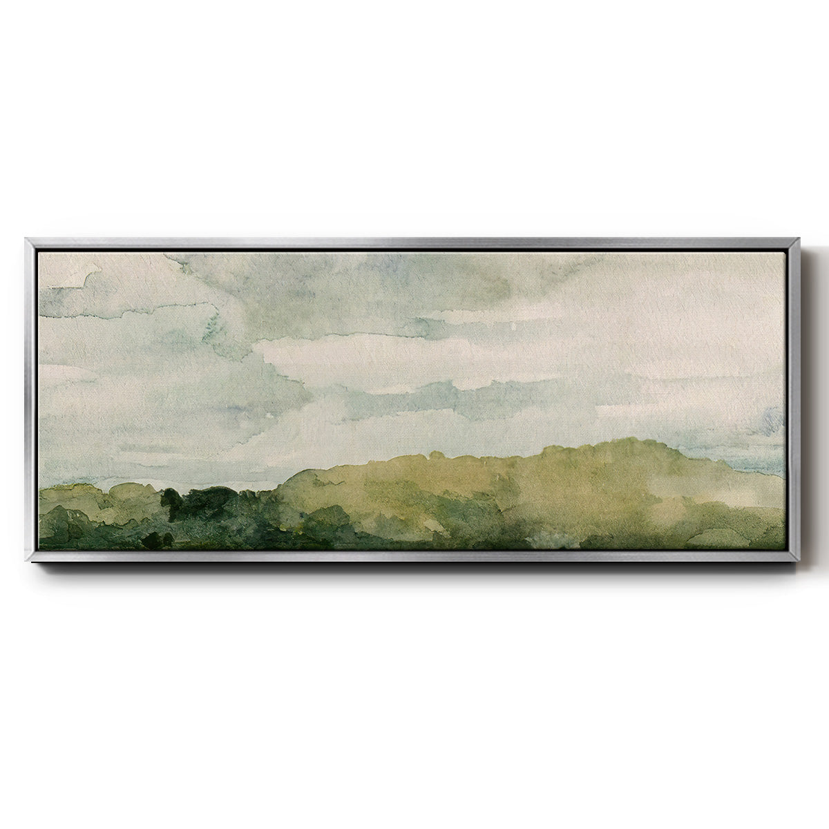Riverside I - Floater Framed Canvas Print
