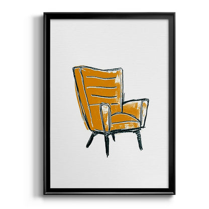 Take a Seat III - Modern Framed Canvas Print