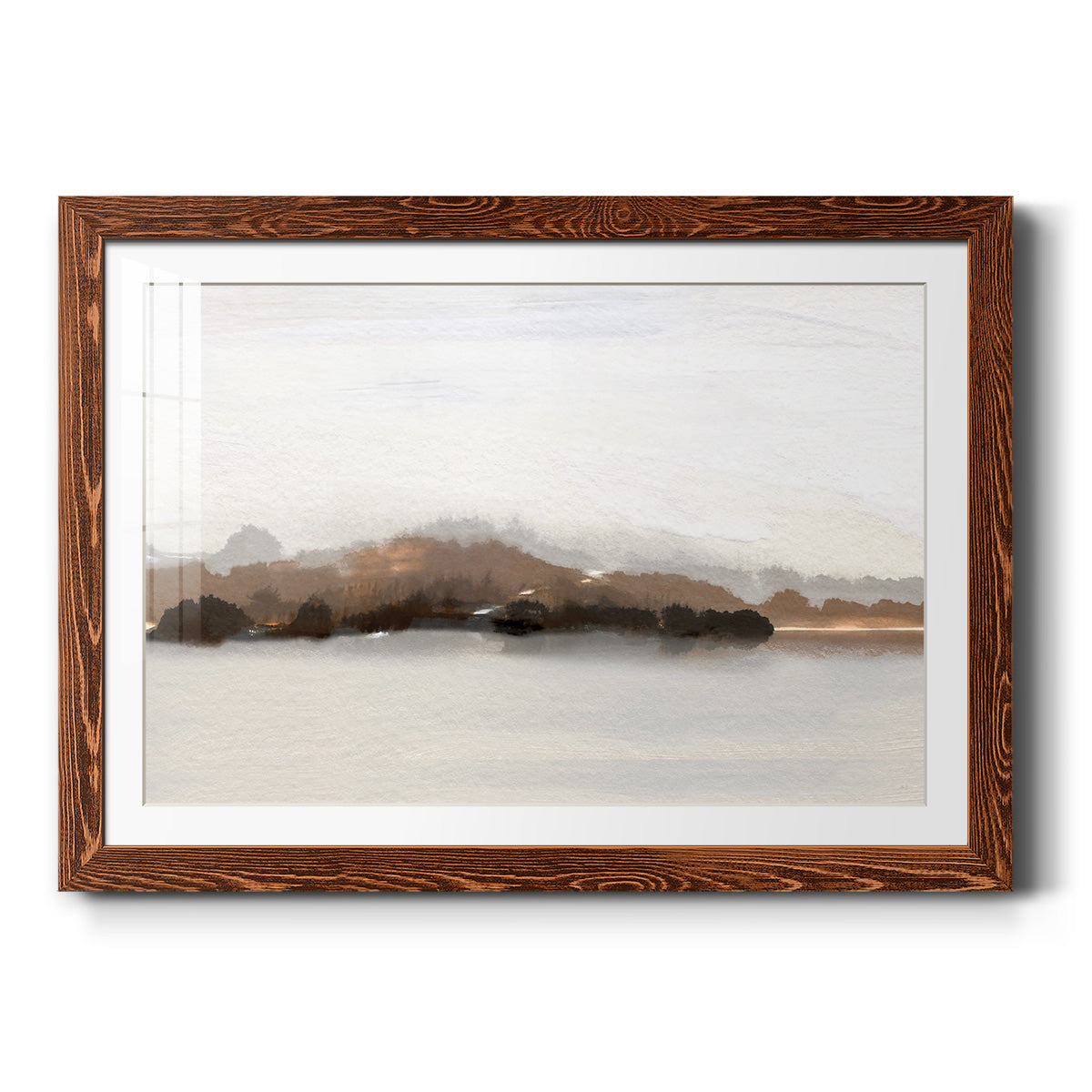 Slauson Mountain at Dusk - Barnwood Framed Art Print
