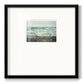 Coastal Reflection - Double Matboard Framed Print