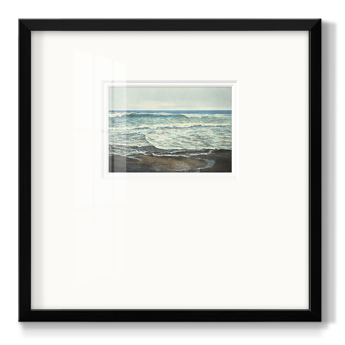 Coastal Reflection - Double Matboard Framed Print
