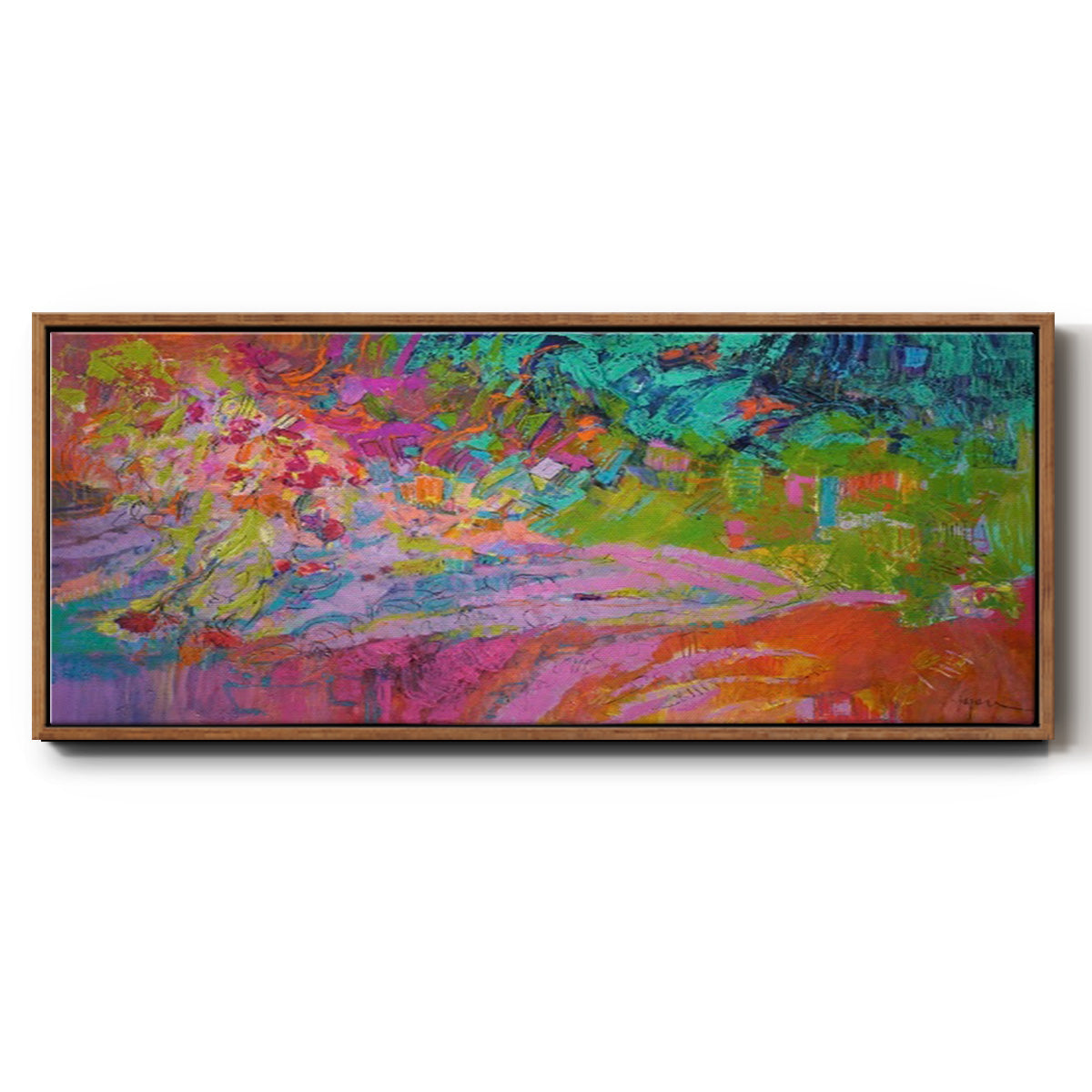 Passion Diva - Floater Framed Canvas Print