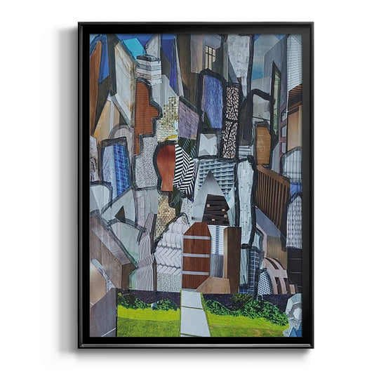 Chicago Grant Park - Modern Framed Canvas Print