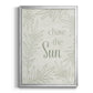 Chase the Sun - Modern Framed Canvas Print