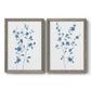 Blue Blossom I - Premium Framed Canvas 2 Piece Set - Ready to Hang