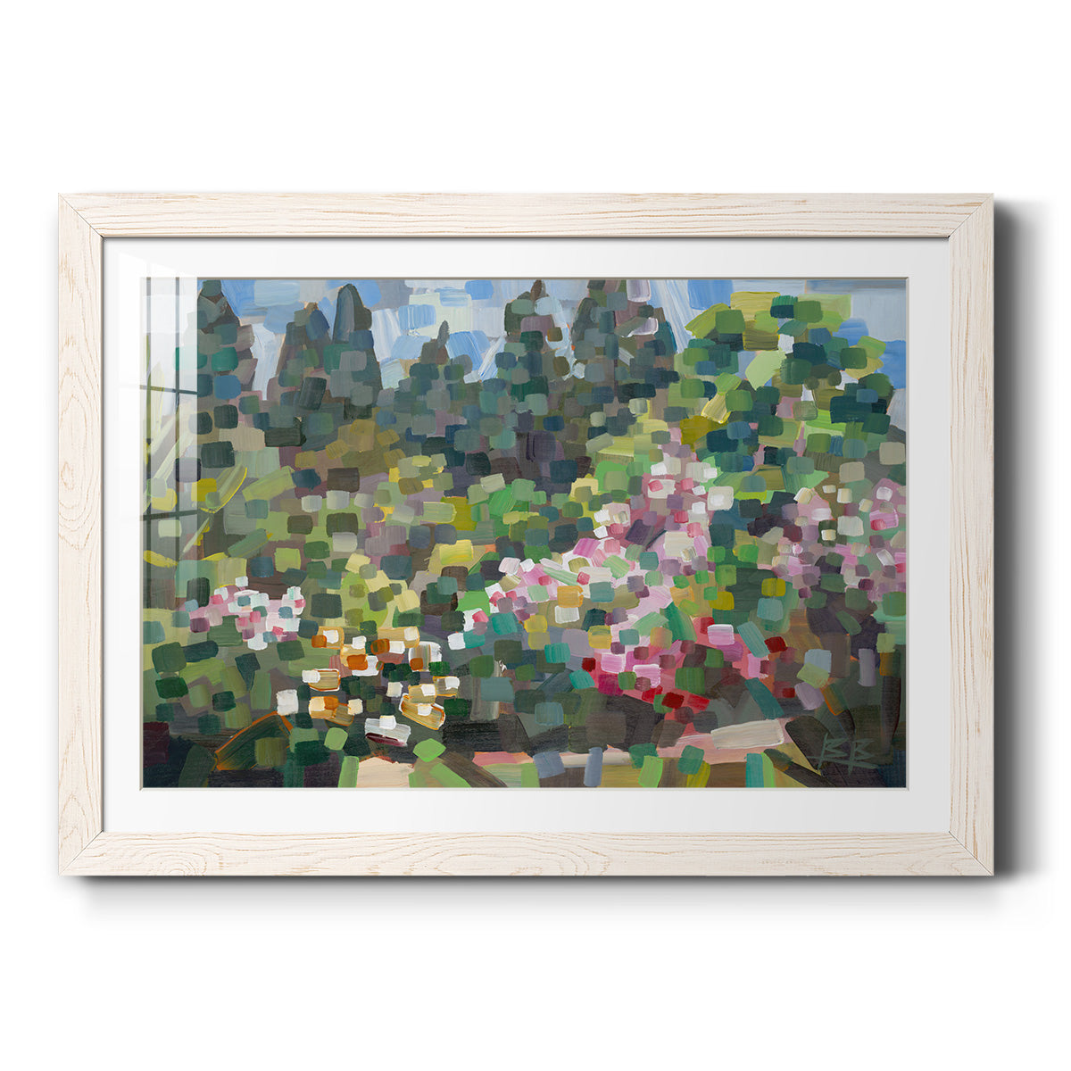 Arboretum in Spring-Premium Framed Print - Ready to Hang