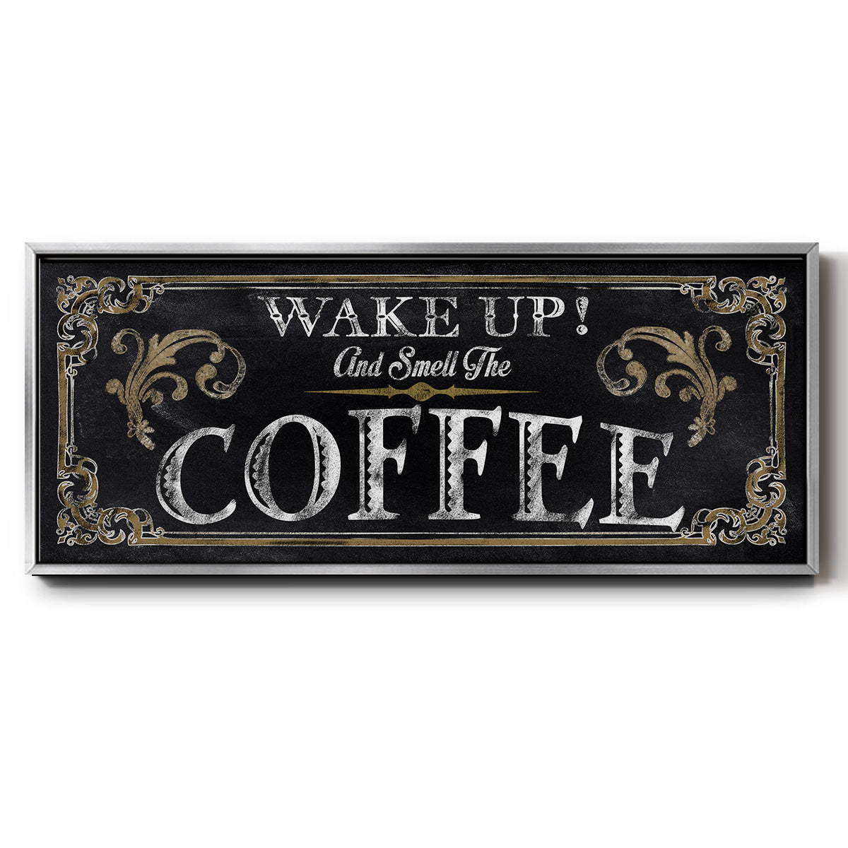 Wake Up! - Floater Framed Canvas Print