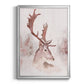 Blush Deer - Modern Framed Canvas Print