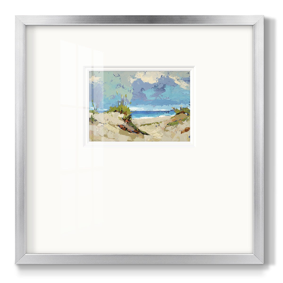 Dunes II - Double Matboard Framed Print