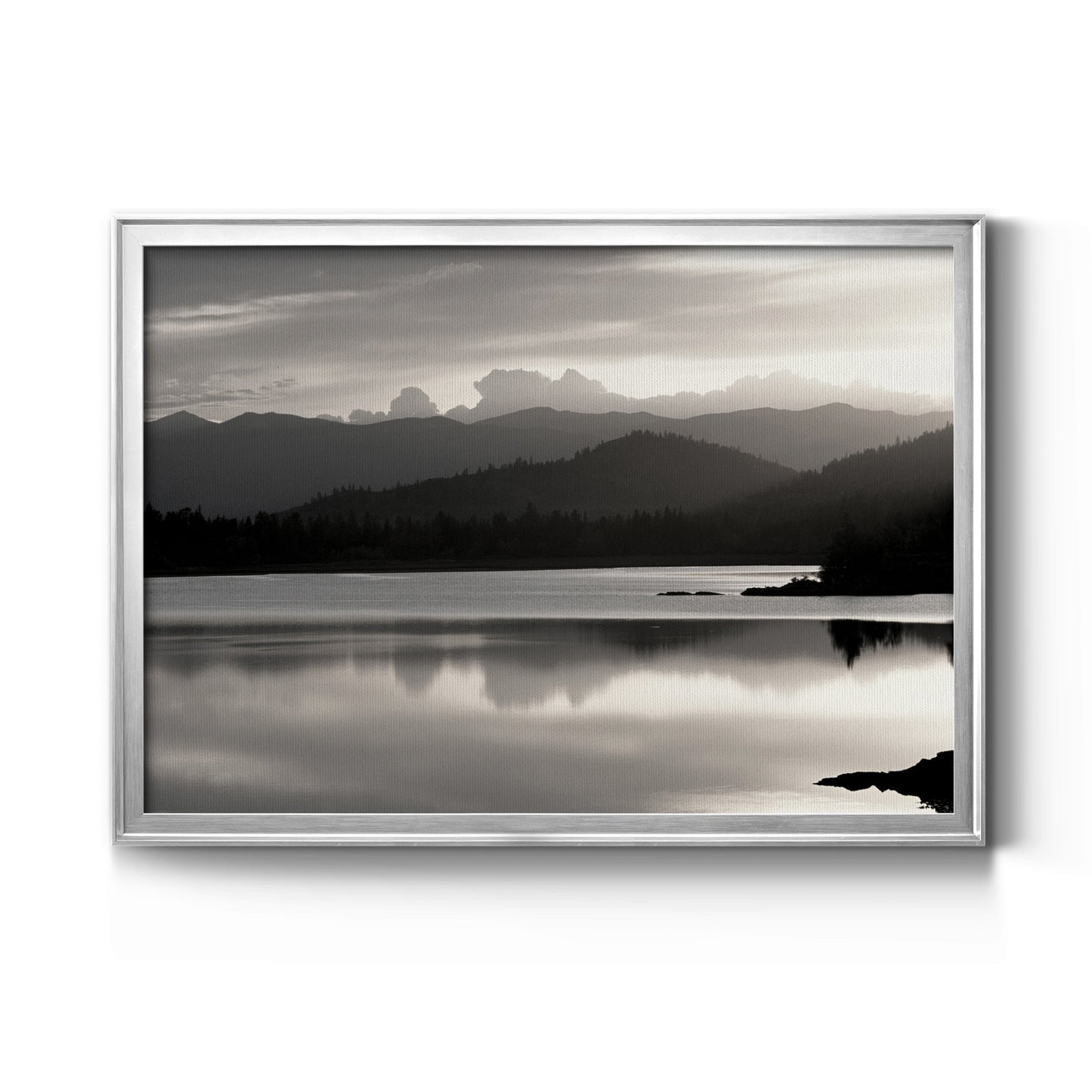 Salish Mountains Premium Classic Framed Canvas - Ready to Hang