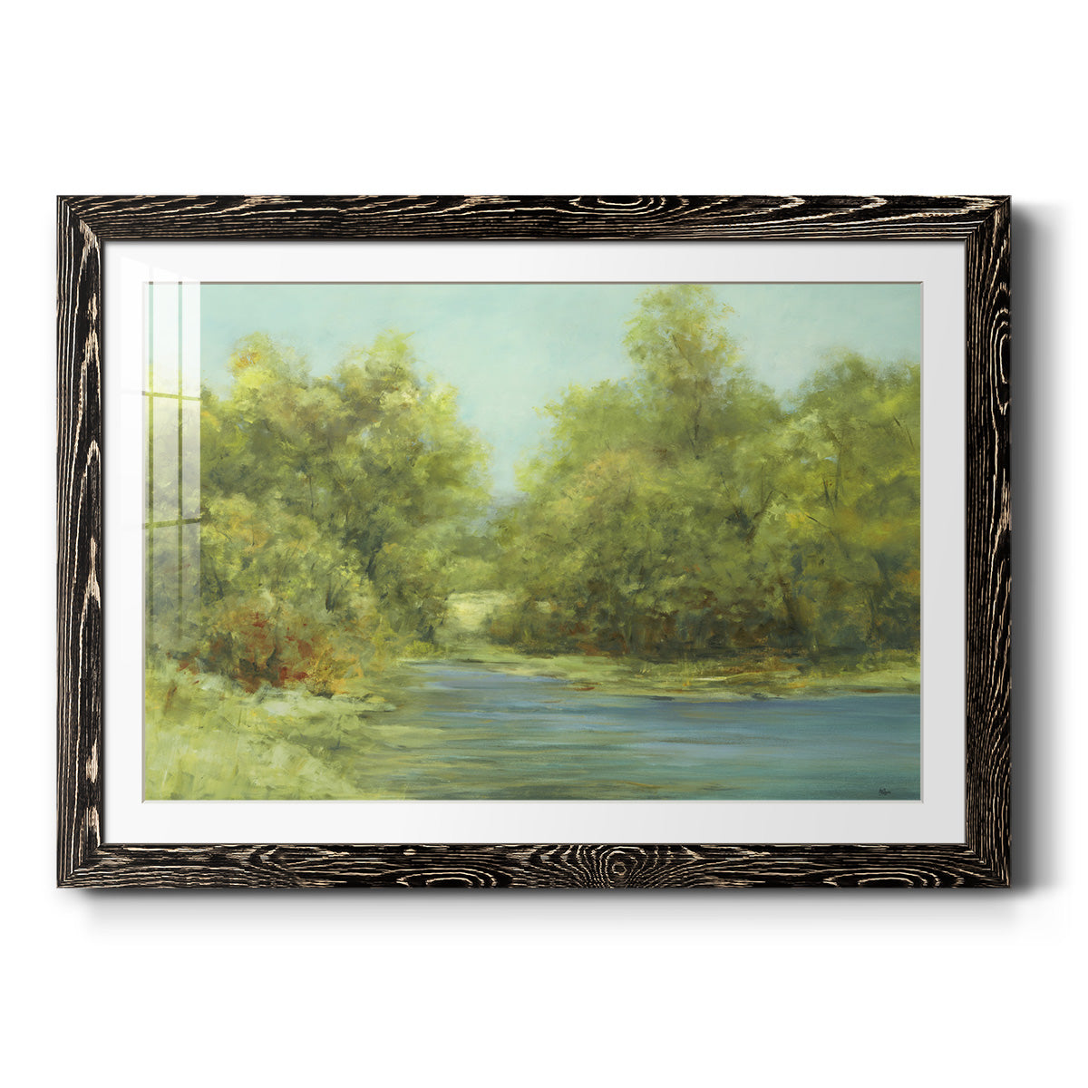 Country Views III-Premium Framed Print - Ready to Hang