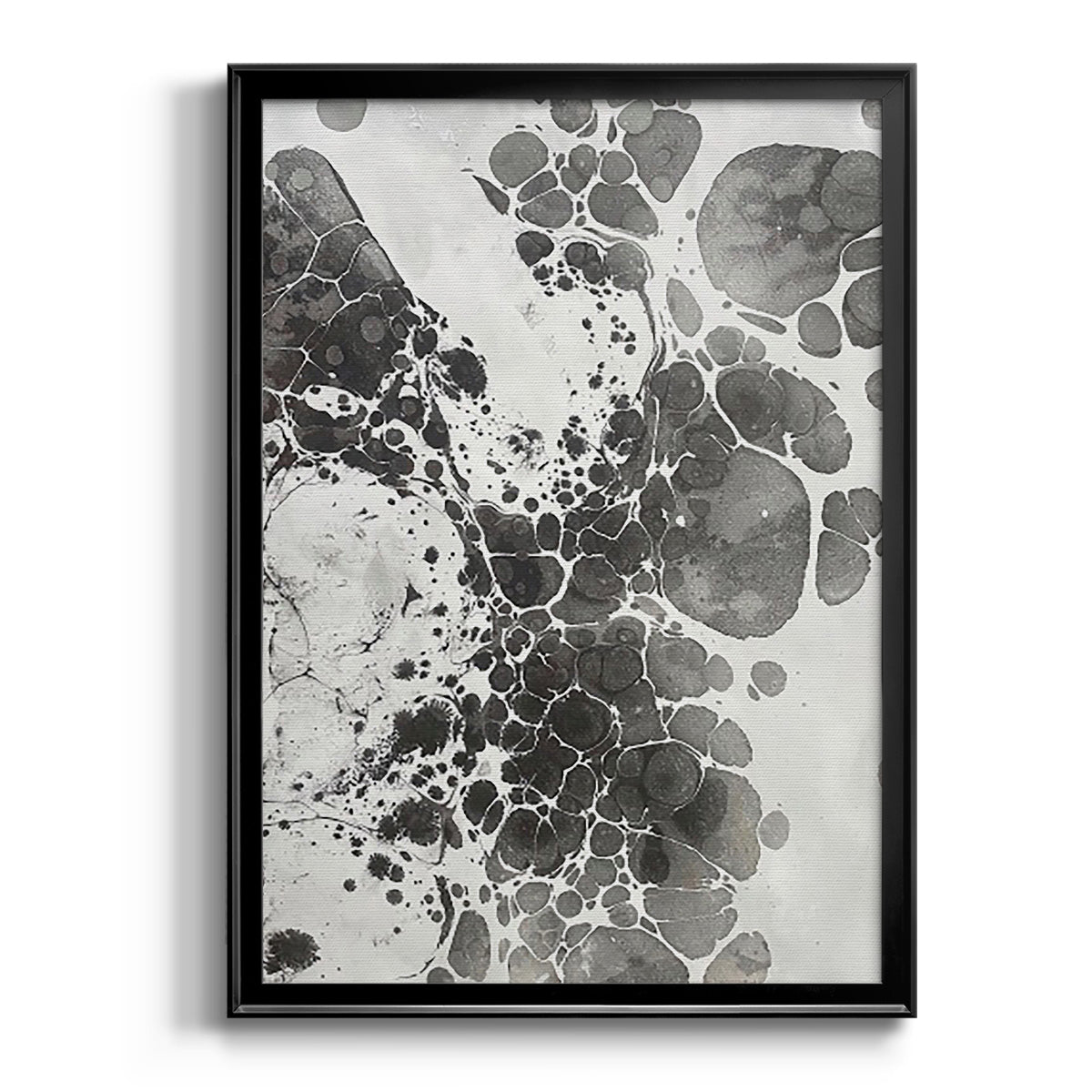 Marbling III - Modern Framed Canvas Print