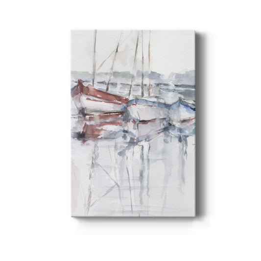 Watercolor Harbor Study II Premium Gallery Wrapped Canvas - Ready to Hang