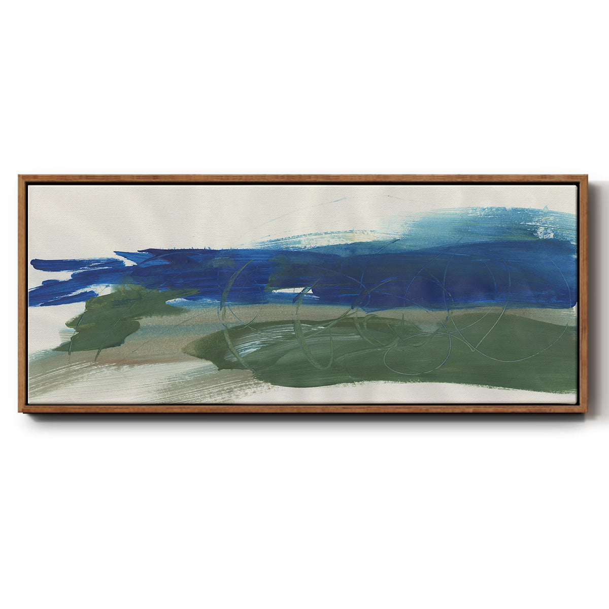 Mirages III - Floater Framed Canvas Print