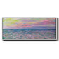 Sunset on the Sea at Pourville, 1882 - Floater Framed Canvas Print