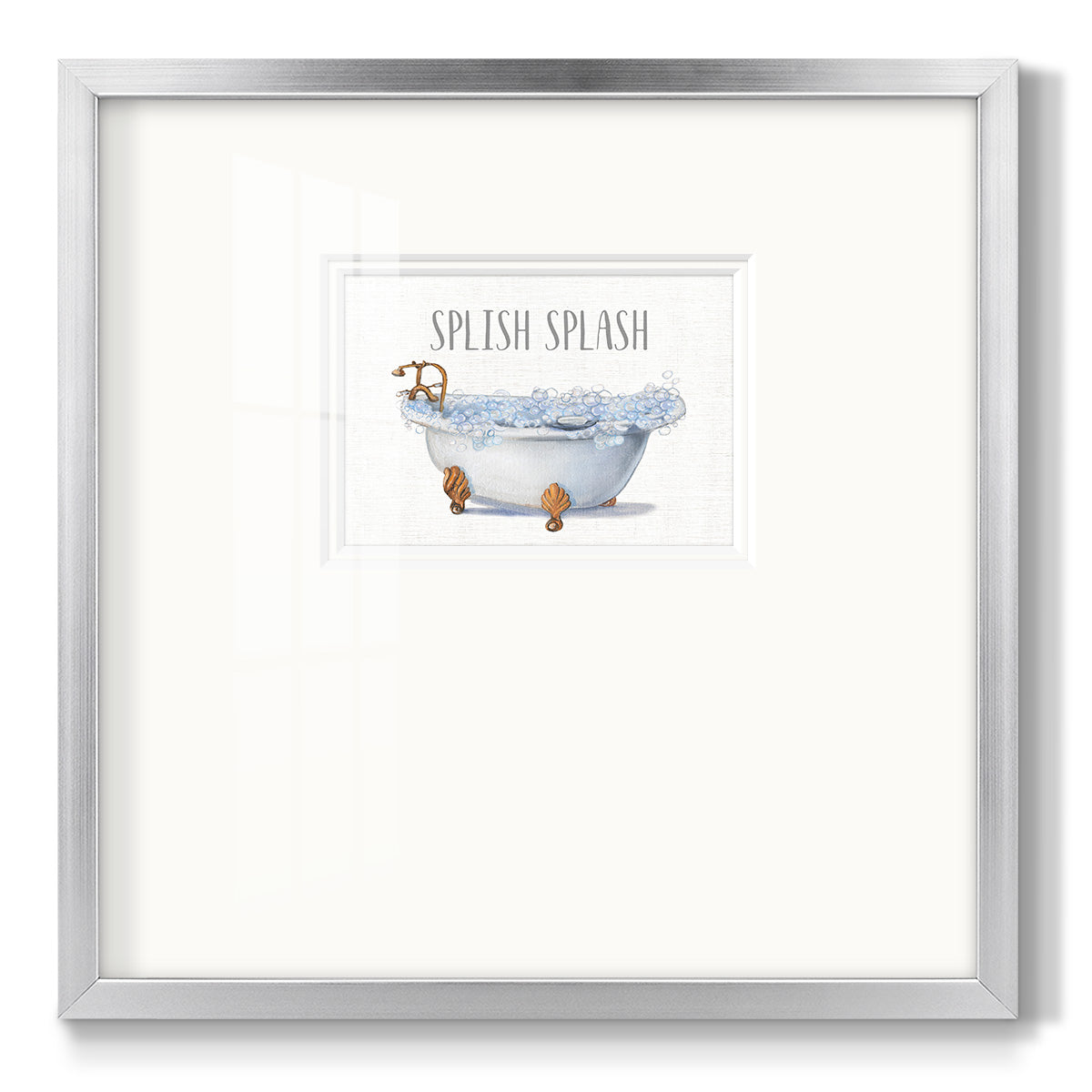 Splish Splash - Double Matboard Framed Print