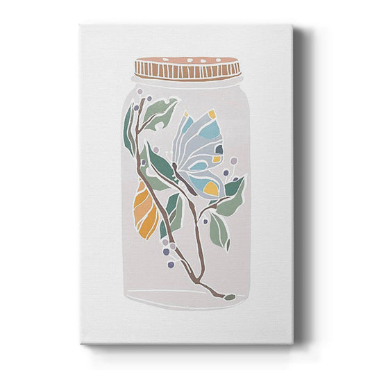 Nature Jar III Premium Gallery Wrapped Canvas - Ready to Hang