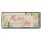 Love Grows Here - Floater Framed Canvas Print