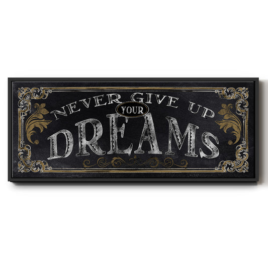 Dreams - Floater Framed Canvas Print
