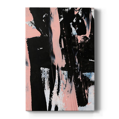 Black & Blush I - Canvas Art Print