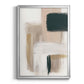 Marble Block Symmetry I - Modern Framed Canvas Print