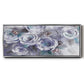 Iced Flowers - Floater Framed Canvas Print