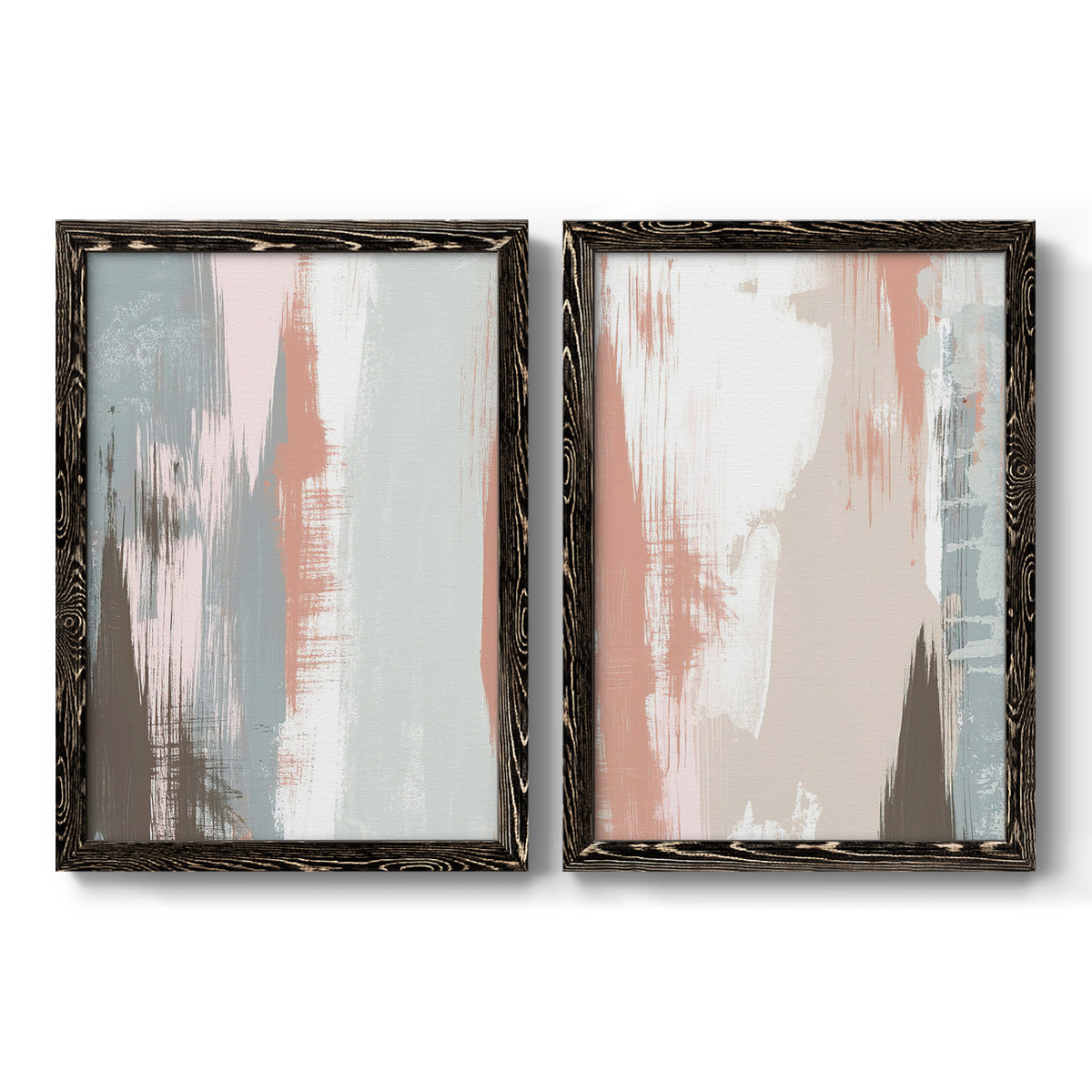 Sandstone Peel I - Premium Framed Canvas 2 Piece Set - Ready to Hang