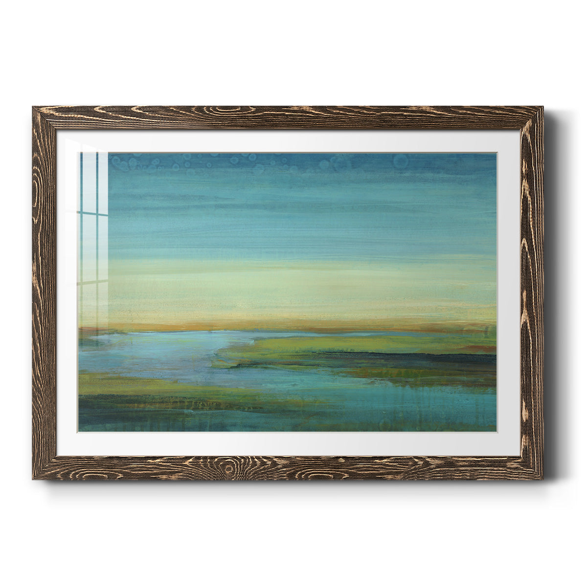 The Flow - Barnwood Framed Art Print