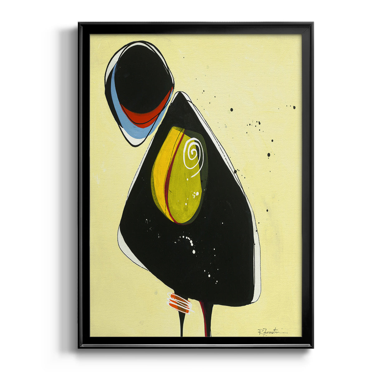 Wanna Play? I - Modern Framed Canvas Print