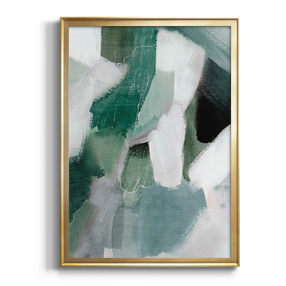 Turquoise Waters II - Modern Framed Canvas Print