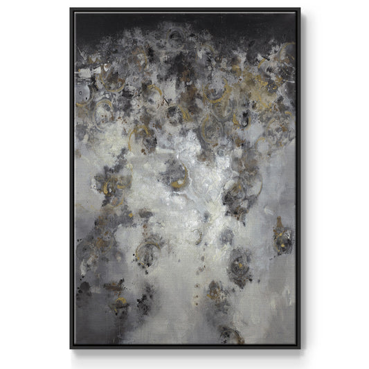 Meteor Showers - Floater Framed Canvas Print