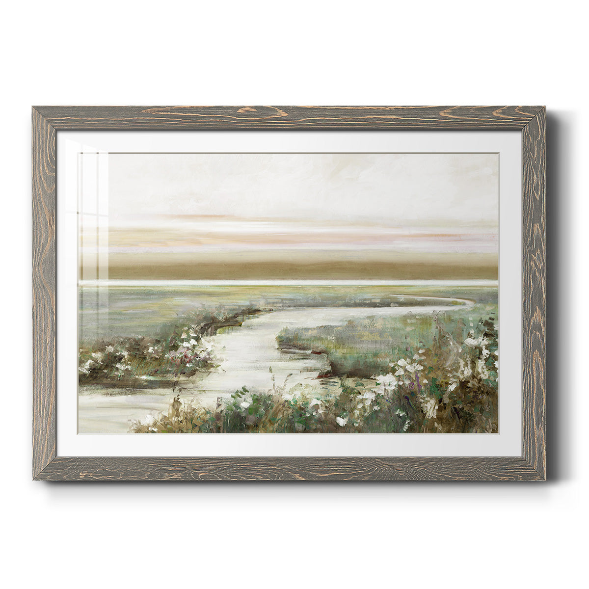 Eternity in Dawn - Barnwood Framed Art Print