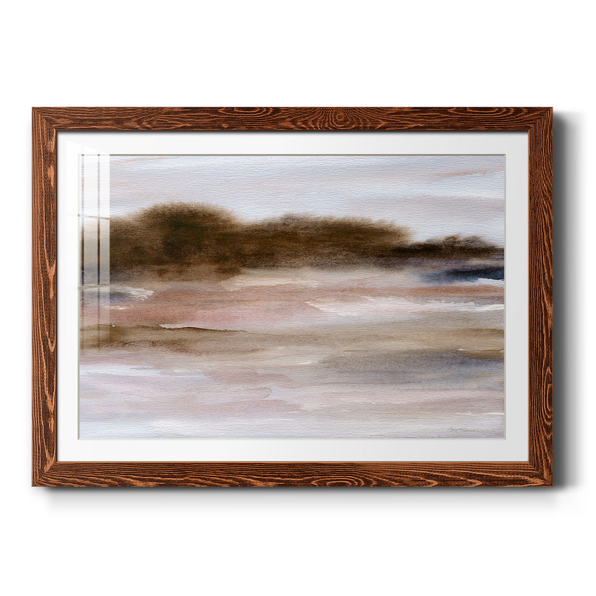 Autumnal Bay - Barnwood Framed Art Print