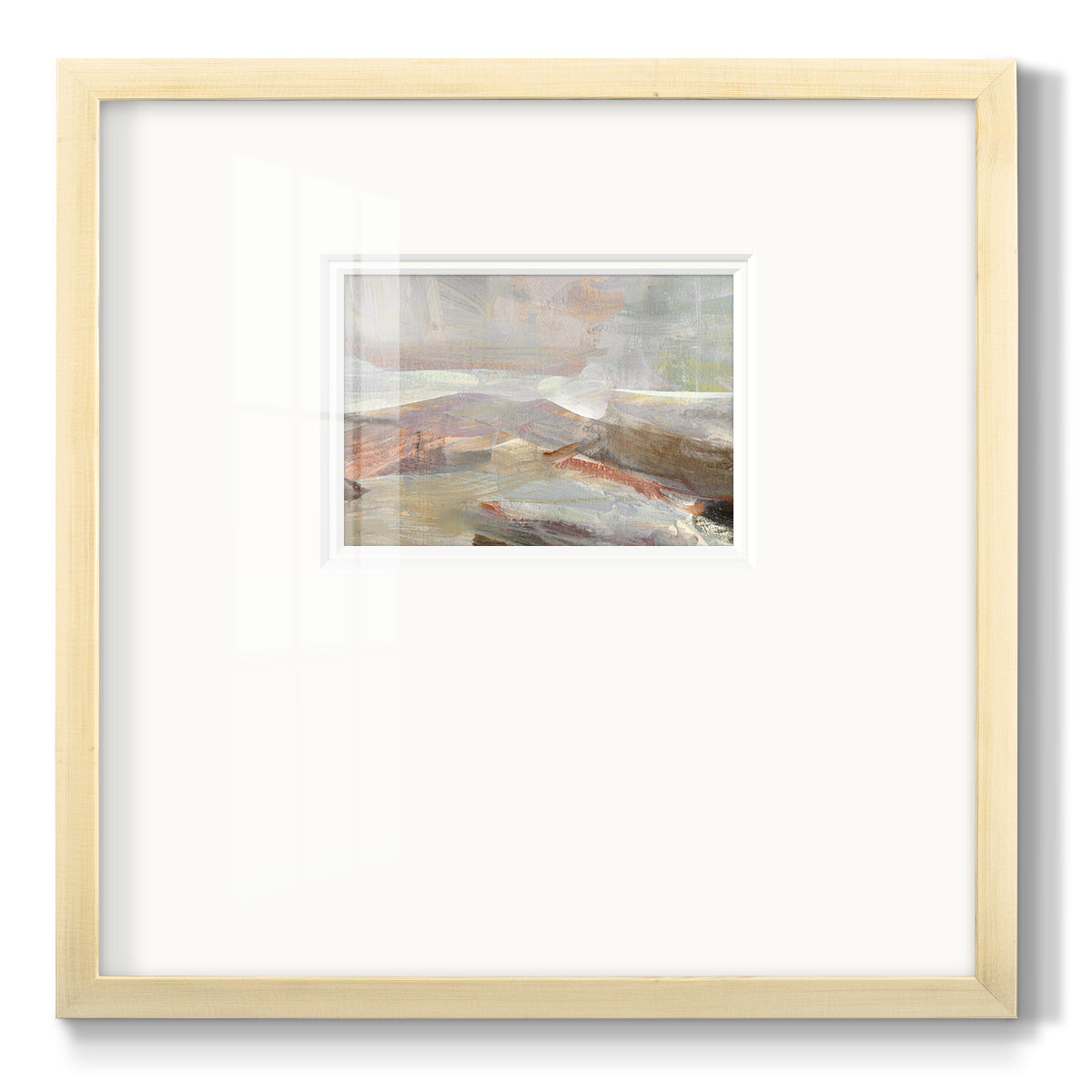 Distant Canyon - Double Matboard Framed Print