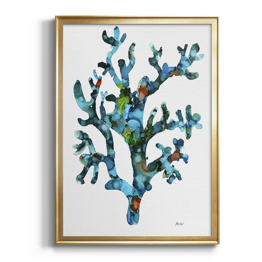 Sea Coral I - Modern Framed Canvas Print