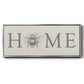 Bee Home - Floater Framed Canvas Print