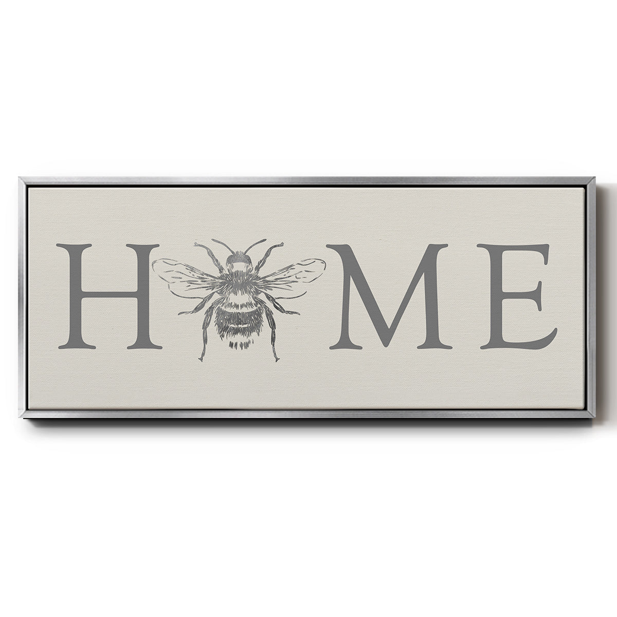 Bee Home - Floater Framed Canvas Print