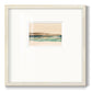 Layered Horizon I - Double Matboard Framed Print