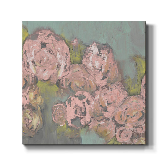 Blush Pink Flowers II - Canvas Art Print