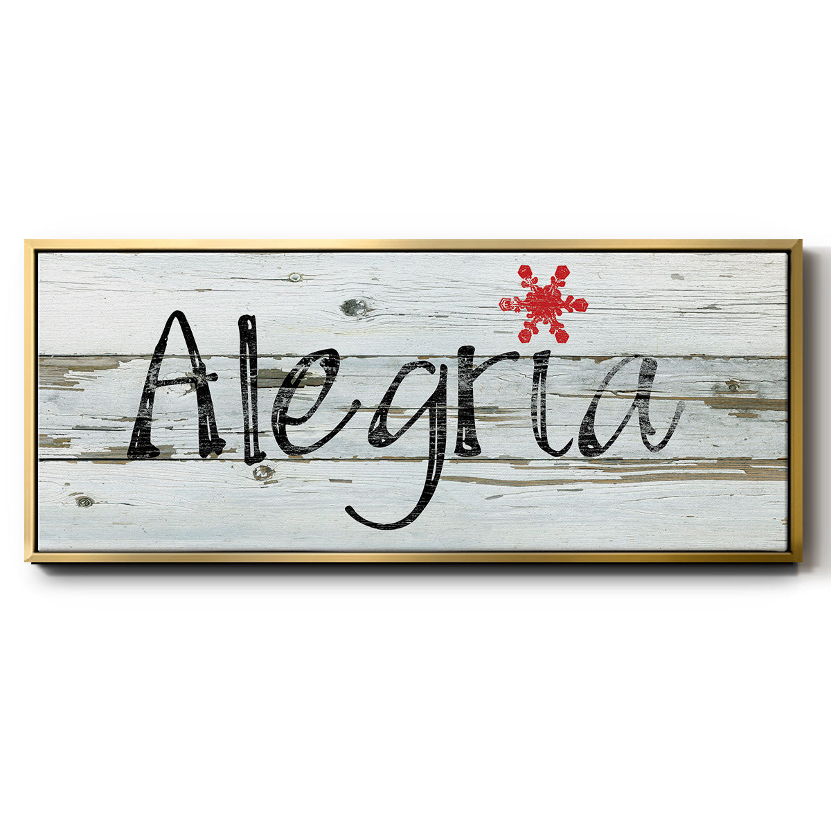 Alegria - Floater Framed Canvas Print
