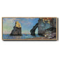 The Rocky Cliffs of Étretat - Floater Framed Canvas Print