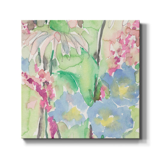 Watercolor Floral Accent II-Premium Gallery Wrapped Canvas - Ready to Hang