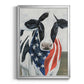 American Cow II - Modern Framed Canvas Print