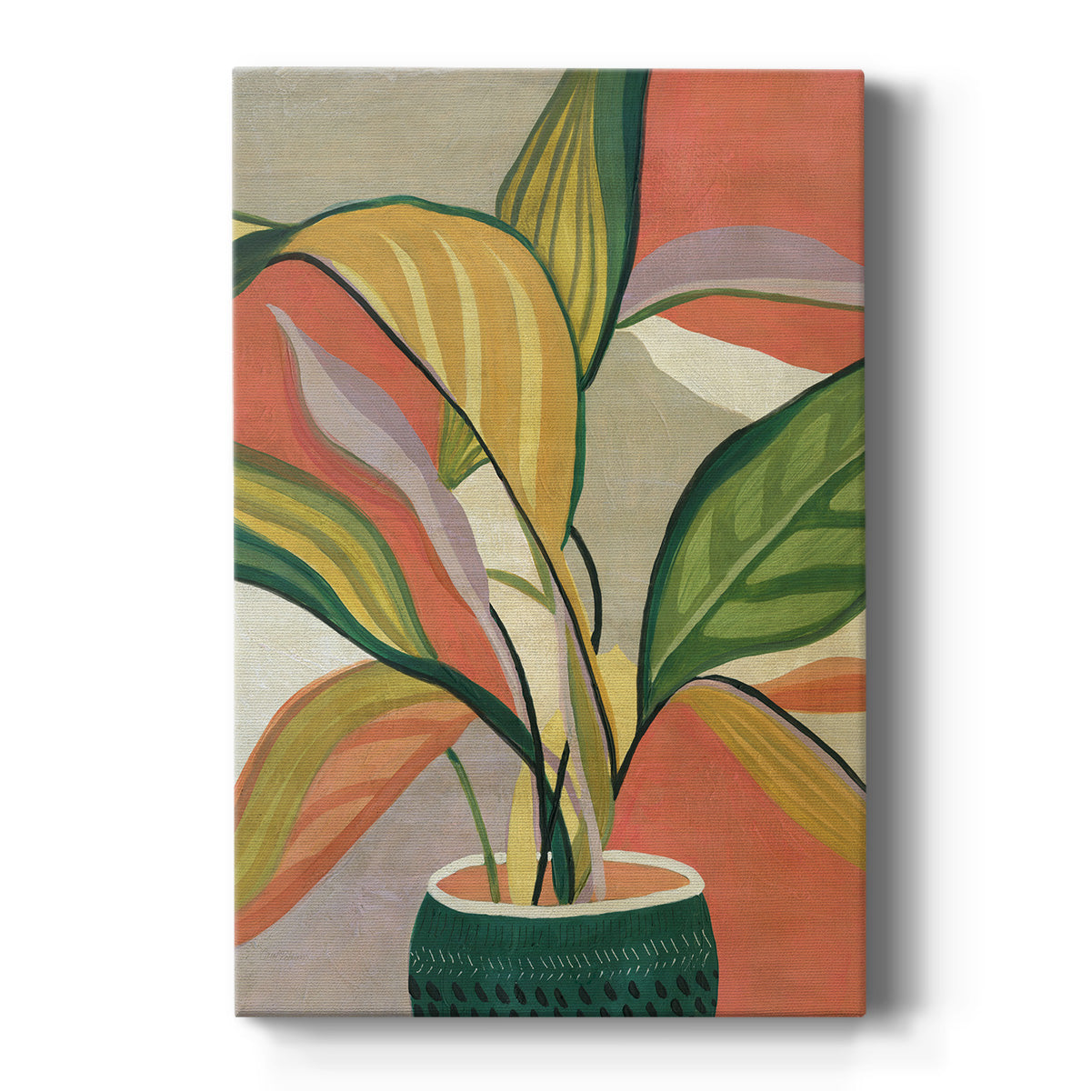 Potted Bird of Paradise Premium Gallery Wrapped Canvas - Ready to Hang