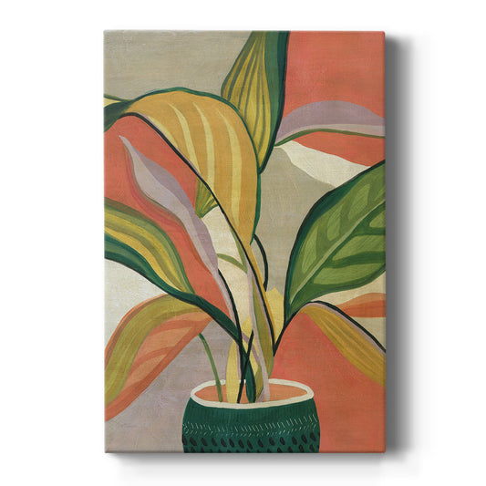 Potted Bird of Paradise - Canvas Art Print