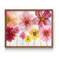 44001,watercolor,flowers,artwork,painting,floral,blossoms,pink,yellow,red,framed,colorful,decorative,nature,home decor,art,petals,garden,creative,mixed media,botanical,aesthetic,bright,beauty,hand-painted,wall art,interior design,cheerful,delicate,modern,flower arrangement,spring,seasonal,floral arrangement,visual art,design,Re-stickable,Text & Numbers