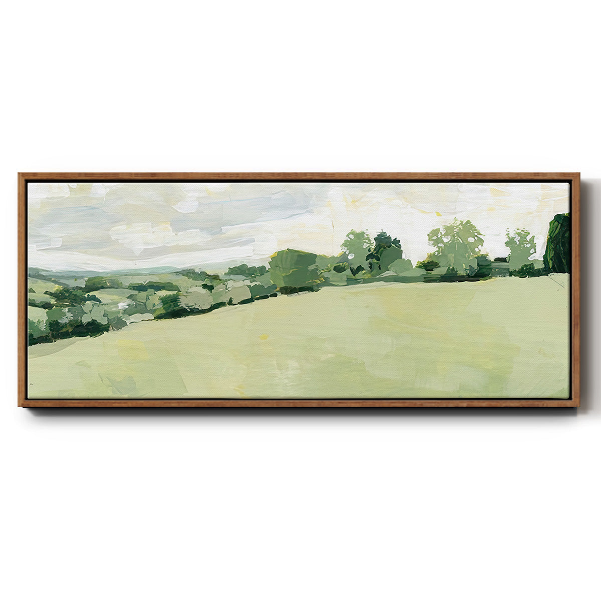 Pearly Pasture II - Floater Framed Canvas Print