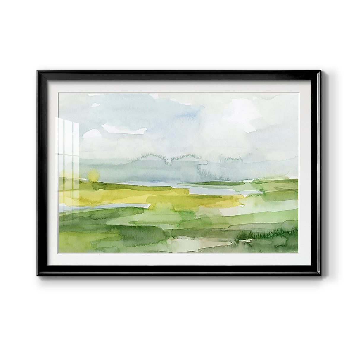 Watery Lowlands II Premium Framed Print - Ready to Hang