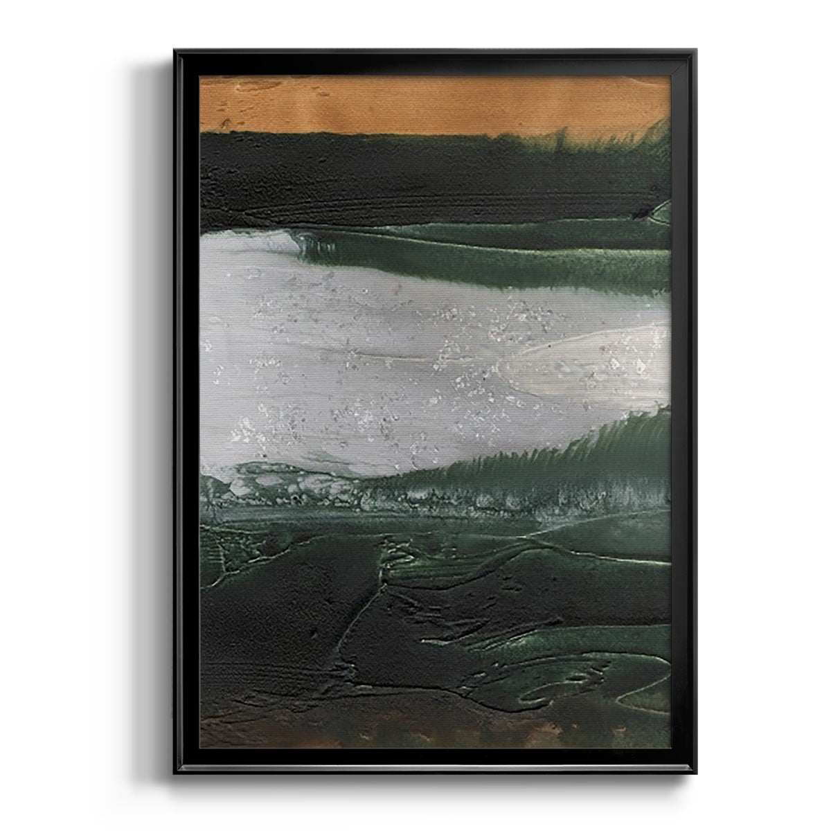 Embellished Coastal Plain II - Modern Framed Canvas Print