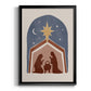 Boho Nativity I - Modern Framed Canvas Print